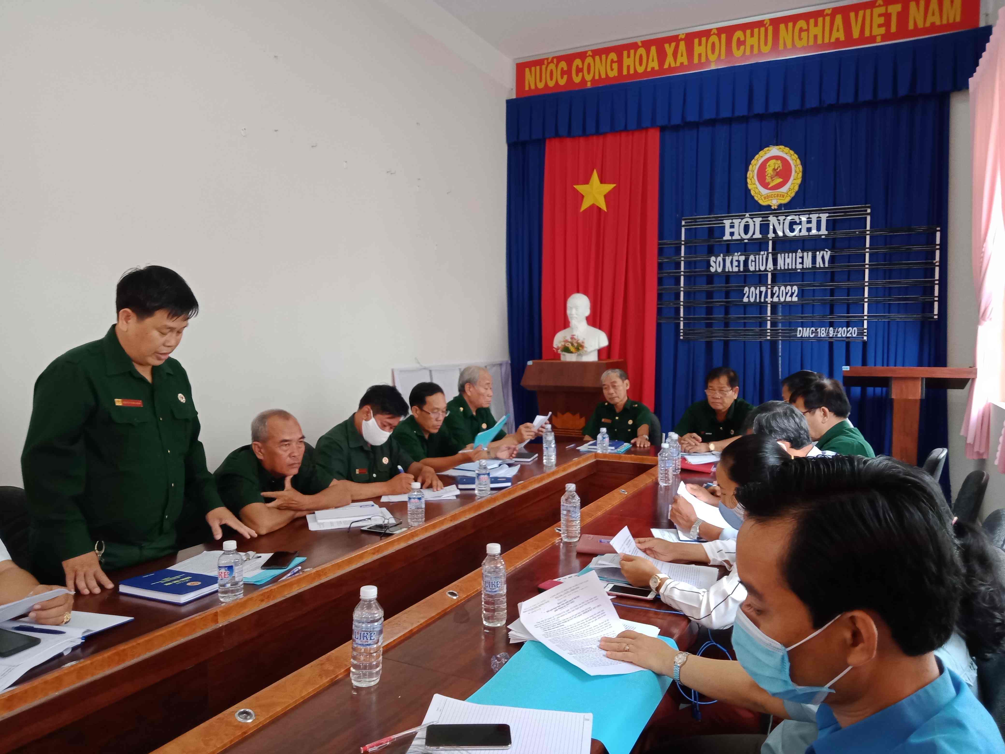 Hội Cựu chiến binh Dương Minh Châu: sơ kết giữa nhiệm kỳ  2017-2022